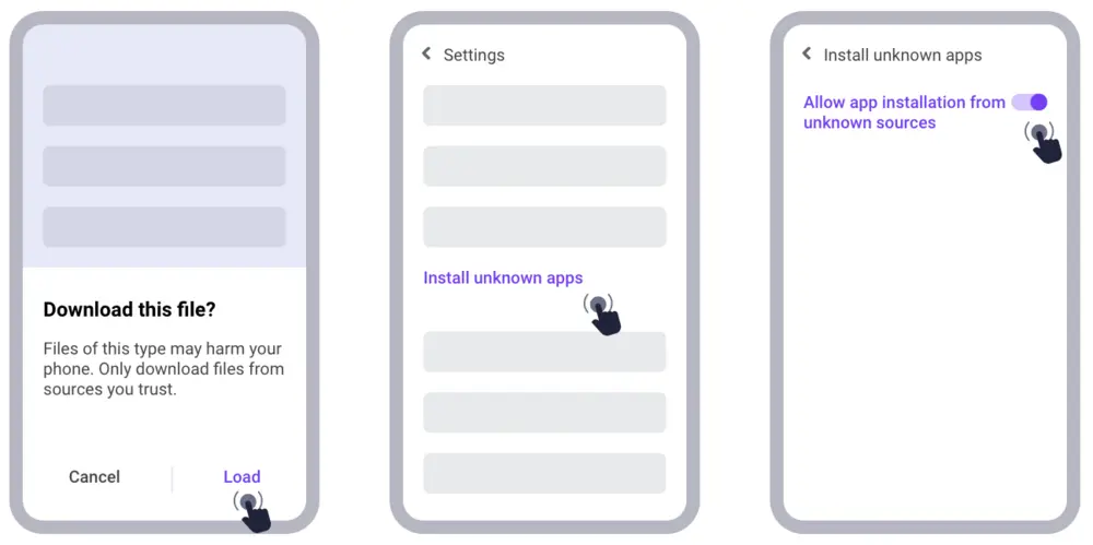 WOWBET android installation finish